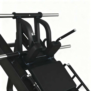 เครื่องฝึกกล้ามเนื้อขาแบบ Heavy Load Leg Press Hack Squat Combo Station พร้อมแท่นขนาดใหญ่ สำหรับออกกำลังกายส่วนล่าง เหมาะสำหรับยิมและฟิตเนสเซ็นเตอร์ - Product Image 4