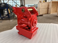 AORIS Powertilt Hydraulic Double Lock MS01 MS03 Hydraulic Tilt Quick Coupler Hitch untuk Excavator Mini 1-3T