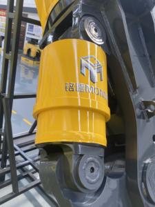 Cisaille hydraulique à double cylindre <span class=keywords><strong>pour</strong></span> excavatrice de 10 à 20 tonnes, cisaille rotative <span class=keywords><strong>pour</strong></span> barres d'acier, construction en fer, moteur central - Product Image 6