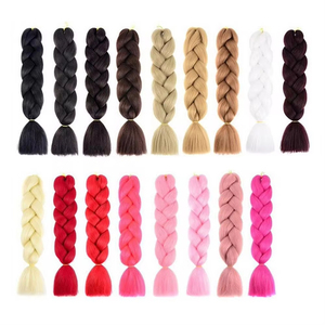 Long Hair <strong>Braids</strong> High-temperature Colorful Gradient <strong>Braid</strong> Synthetic Hair Hop Style Pigtail Hairpiece Blonde <strong>Extensions</strong> - Product Image 5