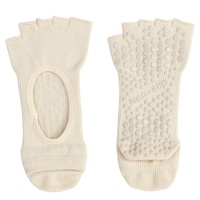 Chaussettes d'été en coton tricotées à bout ouvert pour yoga et pilates, antidérapantes, sans talon, à cinq doigts séparés, style coréen, professionnelles