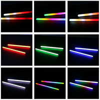 Lámpara LED de Colores con Control Remoto y Aplicación, Luz de Ambiente Musical con Reconocimiento de Ritmo para Decoración de Escritorio de Computadora