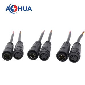 AOHUA Conector de Latón Chapado en Oro, Impermeable IP67, de Nylon PA66, para Controlador de Luz LED Exterior, M20, 2+3+4+5+6+7+8 pines, Conector Jack de 2+4 pines - Product Image 6