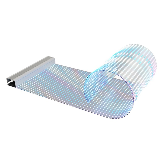 Rental Flexible Led Transparent Film Screen 3d Transparent Led Display Screen Transparent Screen LED Transparent Display