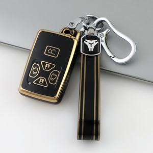 Coque de protection pour clé de voiture en TPU souple de qualité supérieure pour Toyota MARK X ALPHARD Previa REIZ RAV porte-clés porte-clés sac usine directe - Product Image 5