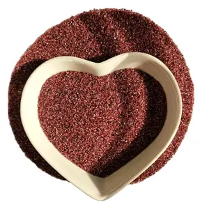 红色石榴石砂磨料石榴石喷砂30-60粉色石榴石砂，用于喷砂介质