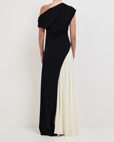 Robe longue plissée élégante et décontractée pour femme, sans manches, unie, coupe crayon ajustée, idéale pour les soirées et les fêtes, avec fermetures éclair