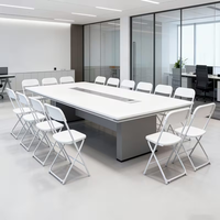 Chaises pliantes en plastique renforcé blanc, empilables, pour intérieur/extérieur, mariage, bureau, banquet, restaurants, capacité de charge de 800 lb