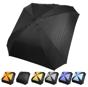 Modern <b>large</b> square golf <b>umbrella</b> garden <b>umbrella</b> heavy duty Diagonal diameter 130/152cm either elegant base straight <b>umbrella</b> - Product Image 2