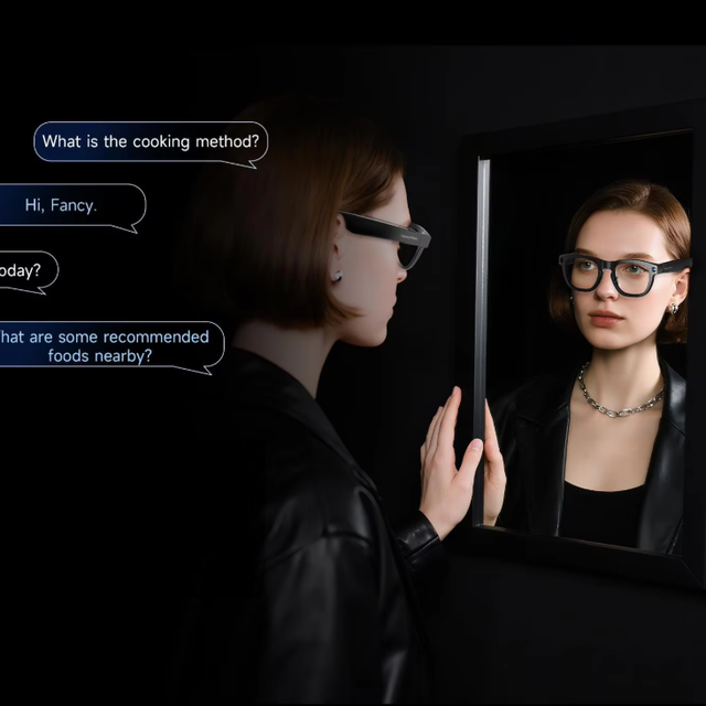 AI Smart Glasses with Camera 800W Environmentally Friendly TR70 Material Better Record Quality Factory Private Model APP SDK