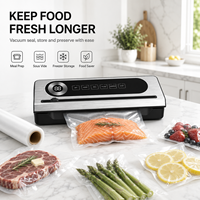 Scelleuse alimentaire sous vide automatique en acier inoxydable avec écran tactile pour usage domestique