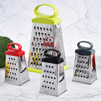 Râpe de cuisine en acier inoxydable 430 de 5 pouces pour trancher, éplucher et râper finement le fromage, le chocolat et les pelures de citron, râpe alimentaire
