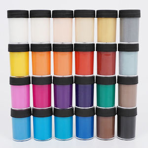 Peinture acrylique en pot, 24 couleurs vives, non toxique, sûre, 0,75 fl oz chacune, pour artistes, étudiants, peintres amateurs - Product Image 3