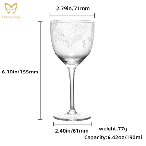 Bicchieri da Cocktail Vintage Art Deco Nick and <span class=keywords><strong>Nora</strong></span>, Calici da Vino con Stelo Liscio Inciso, 6 once - Product Image 1