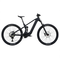 Vélo de montagne électrique à double suspension EM19 E-MTB à transmission intermédiaire 12 vitesses en fibre de carbone de haute qualité, directement de l'usine, IPX6