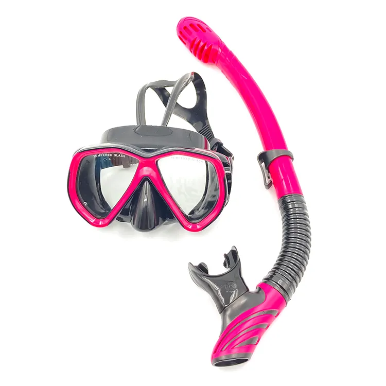 2022 New Scuba Dive Glasses silicone strap Custom Diving Snorkeling Set Spearfishing Freediving Mask Snorkel Set