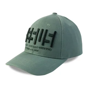 Baseball cap 6-panel hat print with embroidery 3D Embroidery Logo Craft Cotton Material Baseball Cap