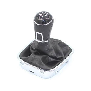 Funda de cuero para palanca de cambios para Volkswagen Polo 6C, transmisión manual de 5 velocidades y 6 velocidades - Product Image 1