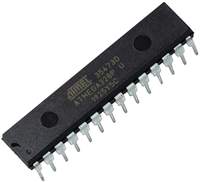 Microcontrôleur AVR ATmega328P-PU IC 8 bits 20 MHz 32 Ko (16K x 16) FLASH 28-PDIP Atmega 328p