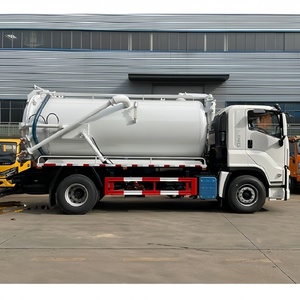 รถดูดสิ่งปฏิกูล ISUZU GIGA 4x2 12CBM ใหม่ เกียร์ธรรมดา ดีเซล ยูโร 3 รถบรรทุกถังสุญญากาศ ราคาถูก - Product Image 4