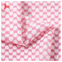 Tissu en mousseline de polyester léger et fluide à pois imprimés pour robe femme