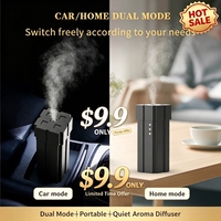 Mini diffuseur d'huile essentielle d'aromathérapie de parfum de voiture Portable désodorisant de marque privée ambiant type-c Auto voiture Air sans eau