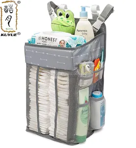 KUYUE Quality Baby Nursery Organization Sturdy Hanging Diaper Organizer