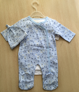 Conjunto de Ropa de Bebé de 4 Piezas, Tejido de Algodón 100%, Estampado, Primaveral, de Alta Calidad y Diseño Personalizado - Product Image 5