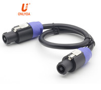 Connecteur mâle/femelle rigide pour haut-parleur avec 4 pôles, xlr, NL4FX, câble audio, adaptateur vidéo et prise jack