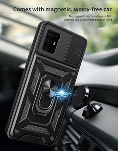 Funda Protectora para <span class=keywords><strong>ZTE</strong></span> Axon 60 Lite 4G con Cubierta Deslizante para Lente, Anillo Magnético Antivibración y Protección Tipo Cuchilla A31 - Product Image 5