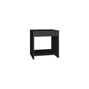 Chroma 16.5 Inch Tall Minimalistic Nightstand With <b>Open</b> Shelf For Bedroom <b>Storage</b> - Product Image 2