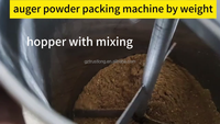 Machine d'emballage horizontale VFFS à vis pour sachets de haute précision, pour épices, poudres mélangées et poudres collantes, avec pesage automatique par poids