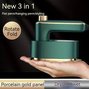 Plancha de Vapor para Ropa Dos en Uno, Portátil y Plegable, Plancha Eléctrica de Mano, Pequeña Plancha Doméstica para Planchado en Seco y Húmedo - Product Image 3