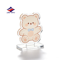 Supports en acrylique transparents personnalisés de grande taille avec impression de personnages d'anime, prix d'usine Longzhiyu, 20 ans d'expérience