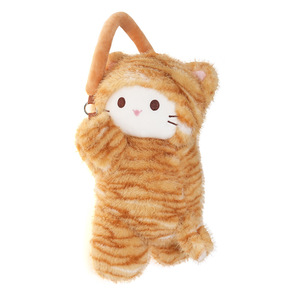 Cute <b>Cat</b> Car Tissue Box <b>Plush</b> Hanging Design For Car And Home Use - Product Image 5