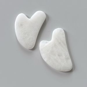 Outil de massage Gua Sha en jade blanc - Product Image 5