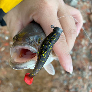 Pesca de alta calidad <span class=keywords><strong>2</strong></span>,5 "3,5" cebo de natación señuelo plásticos blandos 5/7/9/12cm cola de paleta de agua salada señuelo Swimbait - Product Image 2