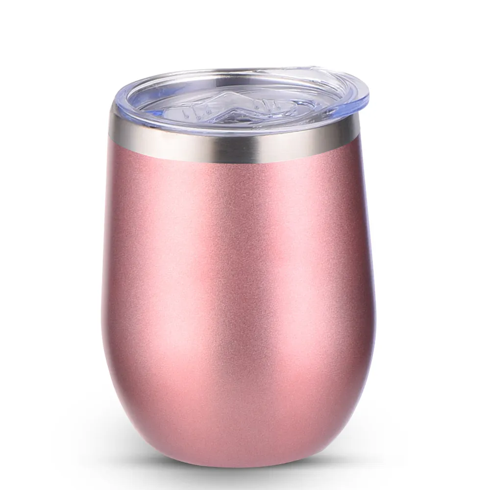 Vaso de viaje sin derrames de oro rosa, vaso de viaje en blanco con tapa cerrada a granel, Logo personalizado, vaso para chica, negro, rojo y verde mate