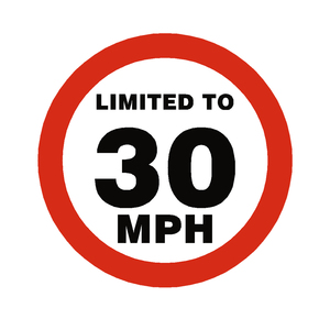 OPT EE. UU. Estándar MUTCD Señales de advertencia de tráfico de seguridad Señal de límite de velocidad - Product Image 2