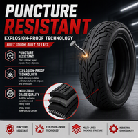 Pneu de Vélo Électrique 300-10 Prix Usine, Pneu Tubeless 3.00-10 pour Trottinette Électrique, Vente en Gros Pas Cher, Pneus OEM Résistants à l'Usure à Faible Coût