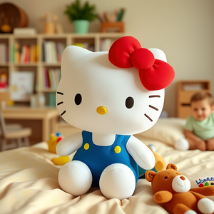 Peluche Super Morbido Hello Kitty di Varie Misure, Nuovo e Adorabile, per Macchine Artiglio, Regalo di Compleanno per Coppie, Vendita Calda all'Ingrosso - Product Image 4