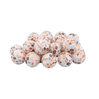Nouveau produit 2025 personnalisé sans Bpa sûr silicone perles imprimées enfants bijoux à bricoler soi-même collier perle pour enfants fabrication de bracelets