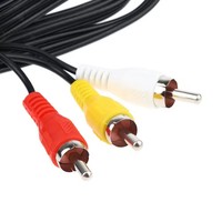 Cables de componentes de Audio y Vídeo de 1,8 M, Cable de 3 RCA para TV para PS1/PS2/PS3, accesorios para consola de juegos, línea de Cable AV