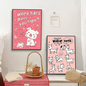 <span class=keywords><strong>Poster</strong></span> e Stampe Personalizzate su Tela con Cartoni Animati per Decorazione di Casa, Ufficio e Hotel - Product Image 3