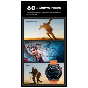 MG03 Deportes al aire libre Smartwatch AMOLED Display Dial <span class=keywords><strong>GPS</strong></span> 3ATM Impermeable Monitoreo DE LA SALUD Funciones de llamadas Nuevo modelo de silicona - Product Image 6