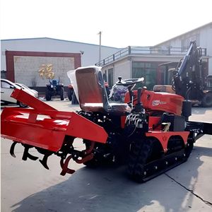 Trattore Cingolato Agricolo 35CV/25CV con Trasmissione a Ingranaggi, Fresa Rotante e Caricatore Frontale, Garanzia 3 Anni, per Piccole Fattorie e Giardini - Product Image 4