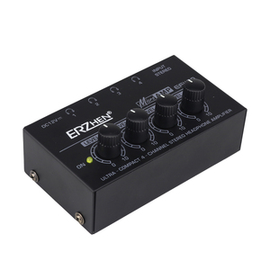 Erzhen chuyên nghiệp 4-kênh âm thanh <span class=keywords><strong>tuner</strong></span> và khuếch đại ef400 Tai nghe nhà phân phối <span class=keywords><strong>Card</strong></span> âm thanh & máy trộn - Product Image 5