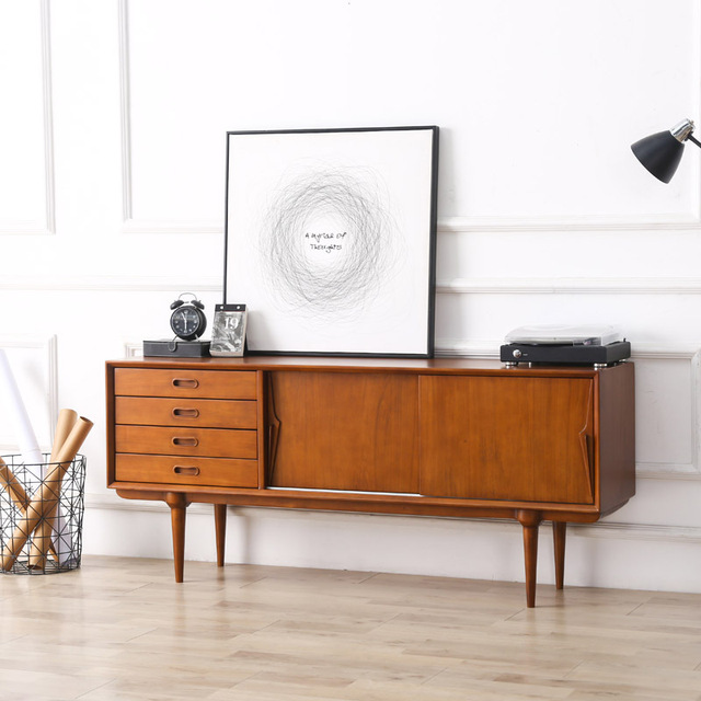 Luxury Modern Bedroom & Living Room Wooden TV Stand Customizable Color Eco-Friendly Modular TV Cabinet for Home Furniture