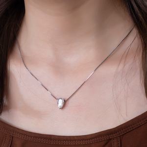 Joyería Messi MSN-634, Colgante de Moissanita de 18K con Diseño de Pera, para Fiesta, Regalo para Chicas/Mujeres - Product Image 5