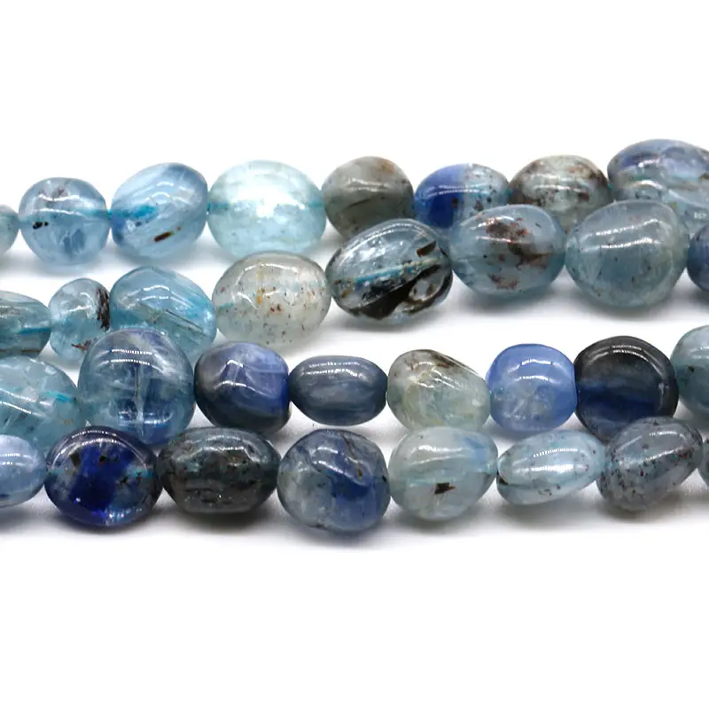 Atacado 6*8mm Forma Irregular tipo Aleatório Natural kyanite Pedra Beads Strand Para DIY Fazer Jóias